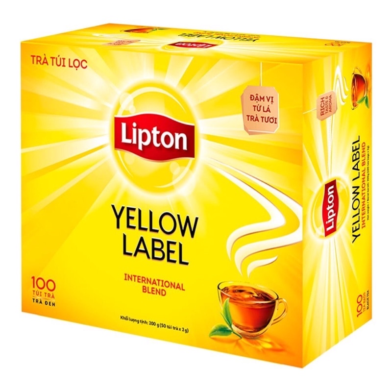 Trà lipton thái túi lọc nhập khẩu hộp 25 gói
