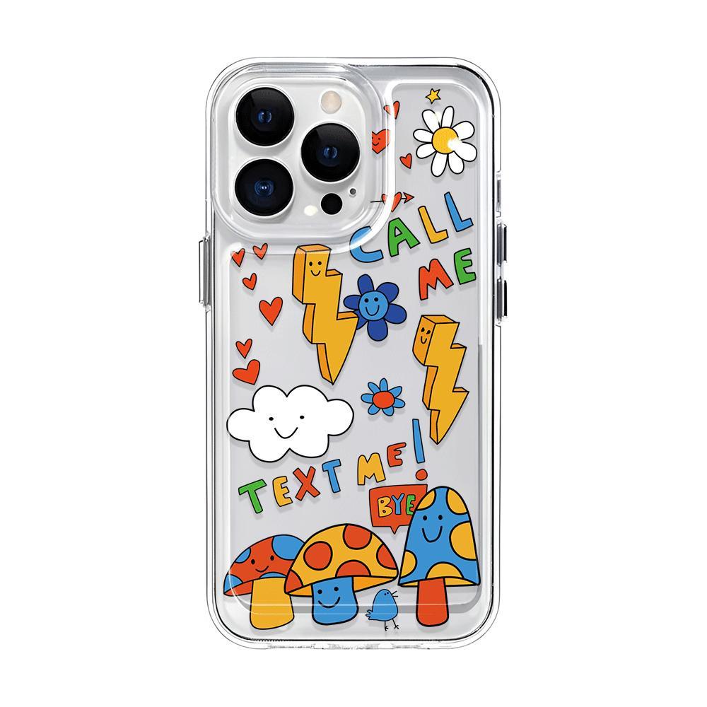 Ốp Điện Thoại Trong Suốt Hình Đám Mây Cho iphone 14promax 13 12 11 7Plus 7 8 X XS Max