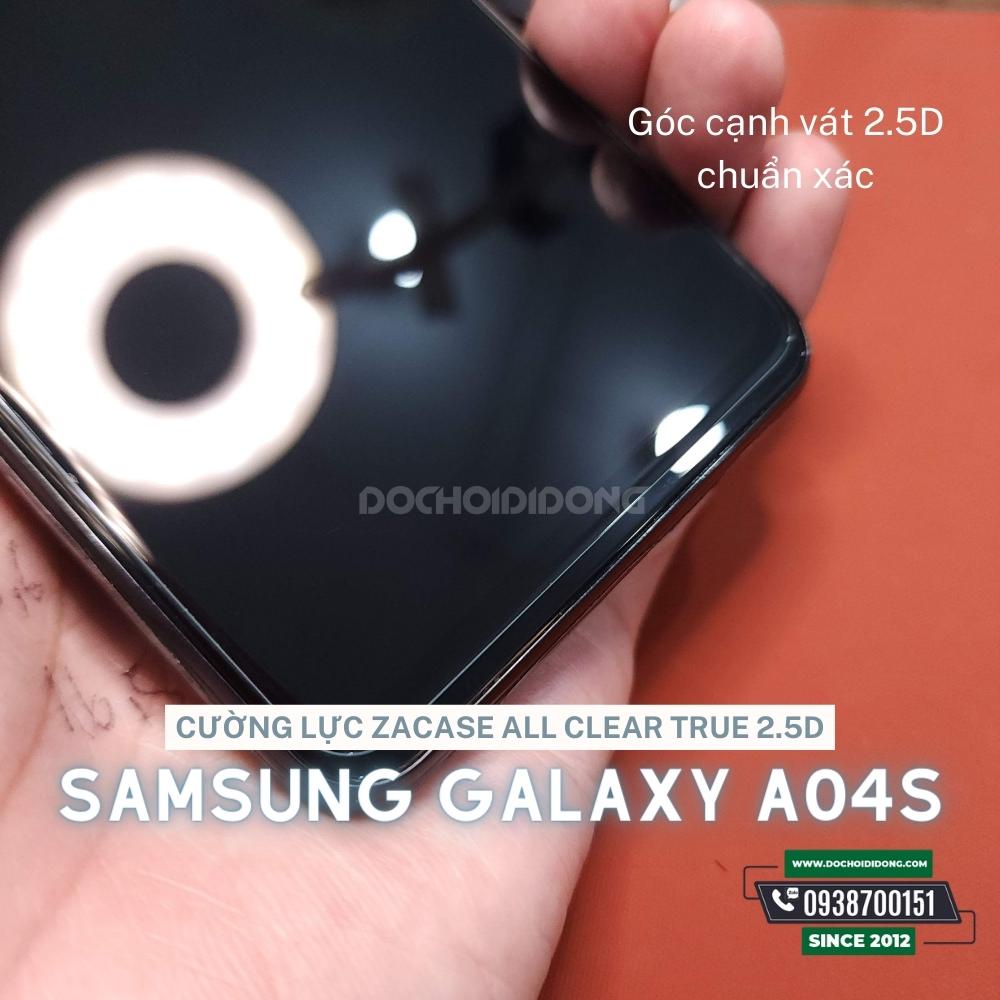 Miếng Dán Cường Lực Samsung Galaxy A04s Zacase All Clear True 2.5D