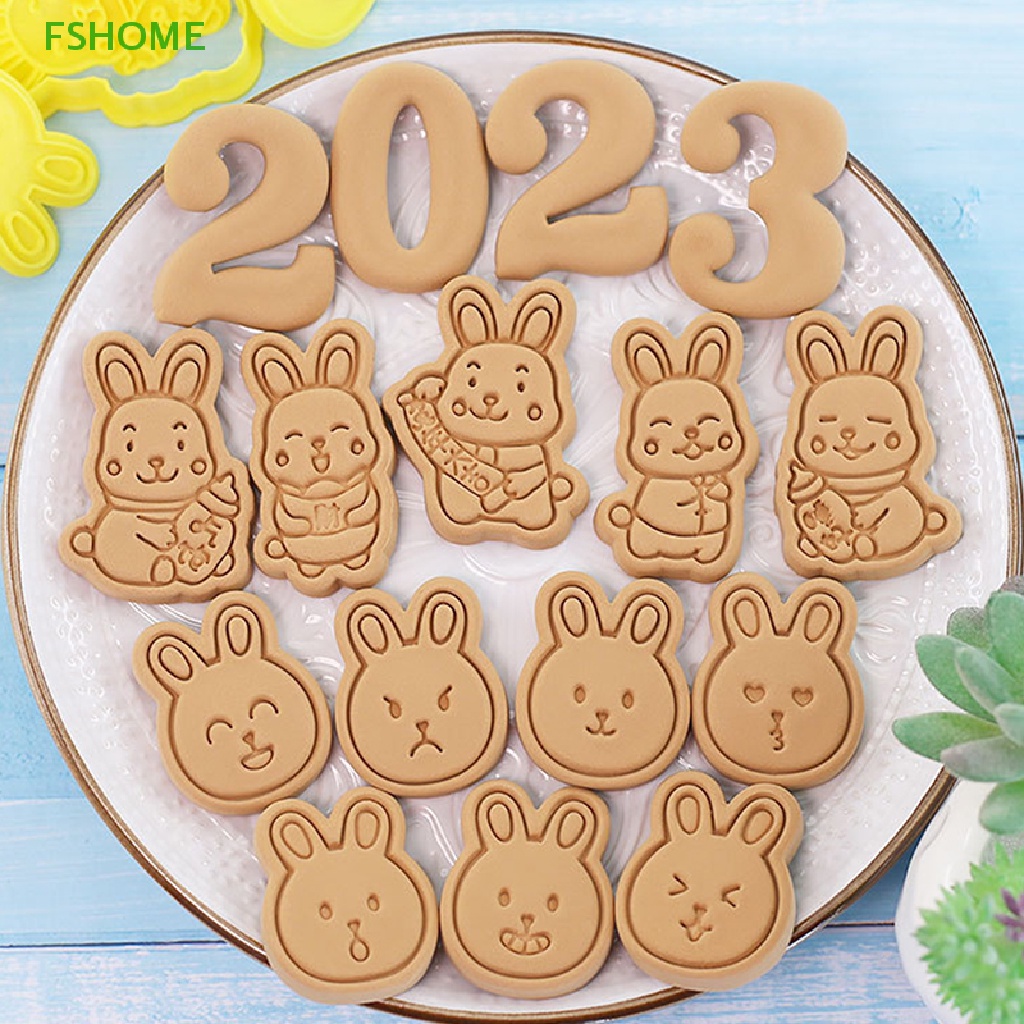 1 Khuôn Cắt Bánh Quy Hình Thỏ Đáng Yêu