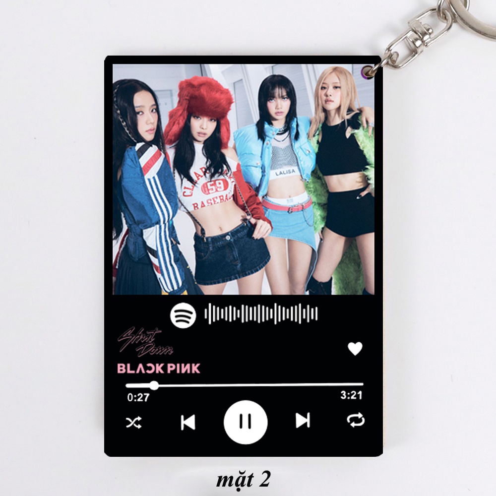 Móc khóa spotify Blackpink