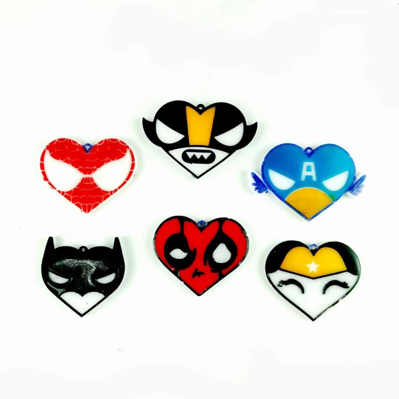 Khuôn Silicon Làm Móc Khóa Hình Nhân Vật Hoạt Hình DIY