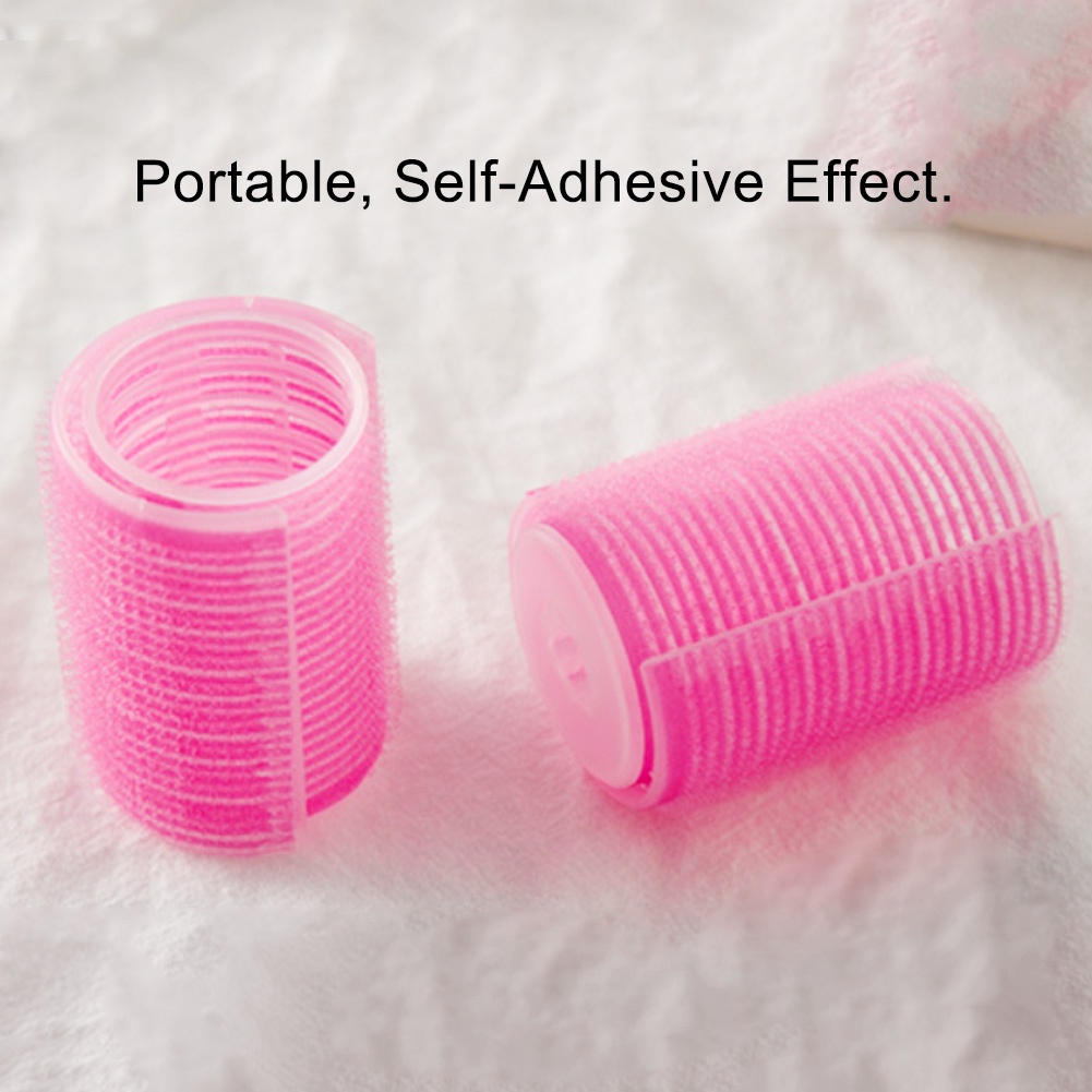 Set 2 Lô Quấn Tóc Xoăn Hai Lớp Tự Dính Chuyên Nghiệp Cho Salon