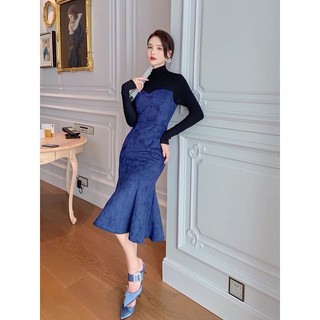 Đầm body dự tiệc dáng dài