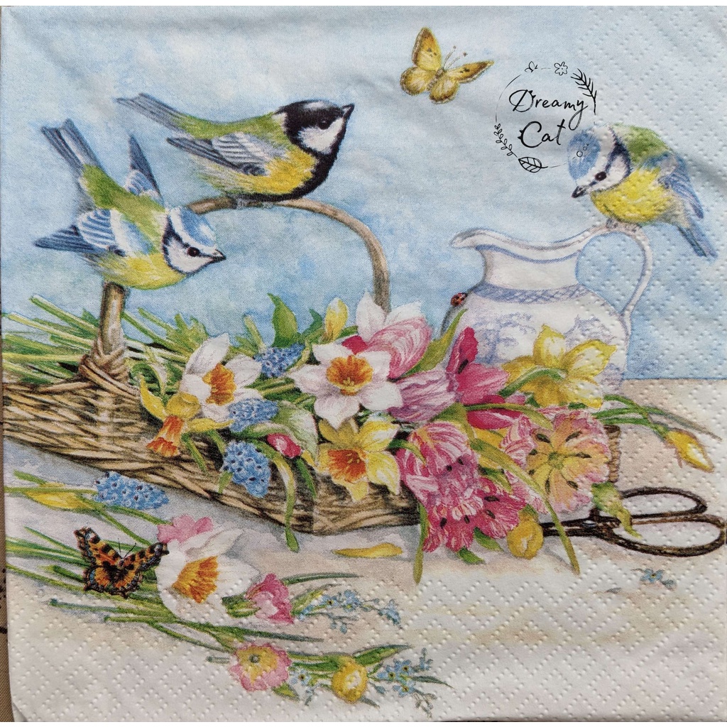 Khăn giấy in hình trang trí - Decoupage napkin - NAP-33-223