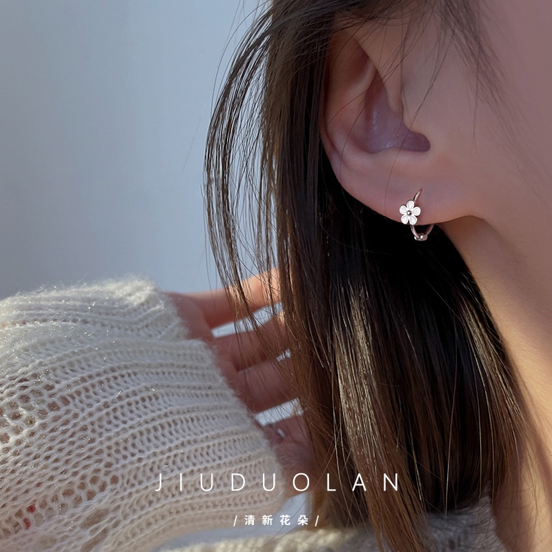 [Jiudolan] Khuyên Tai Hình Hoa Tinh Tế Thời Trang Dễ Phối Đồ Dành Cho Bạn Nữ