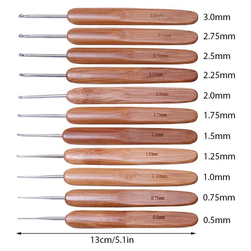 Kim Móc Len Cán Gỗ - Size Lẻ 1.0mm đến 6.0mm