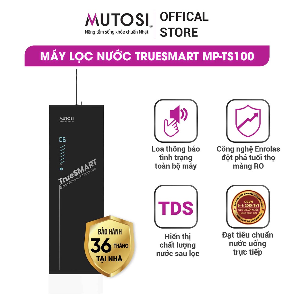 Máy lọc nước thông minh TrueSMART MP-TS100