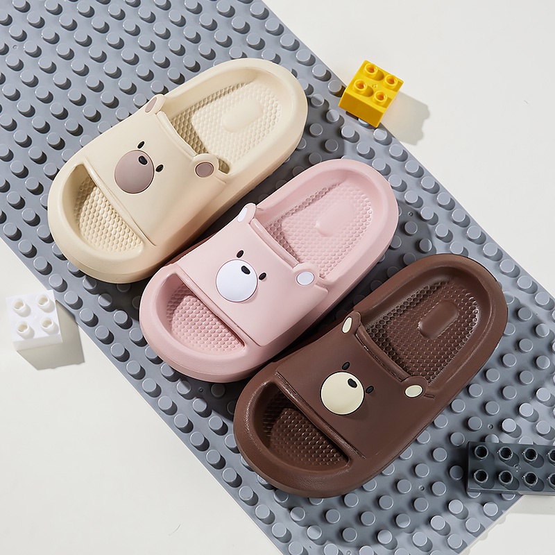 Dép đi trong nhà CHEERFUL MARIO đế mềm chống trượt họa tiết hoạt hình dễ thương xinh xắn cho bé 2022