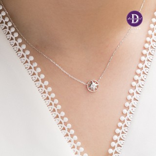 Dây Chuyền Nữ Bạc 925 Hình Mặt Trời Đơn Giản Đi Tiệc Ddreamer 751DCH