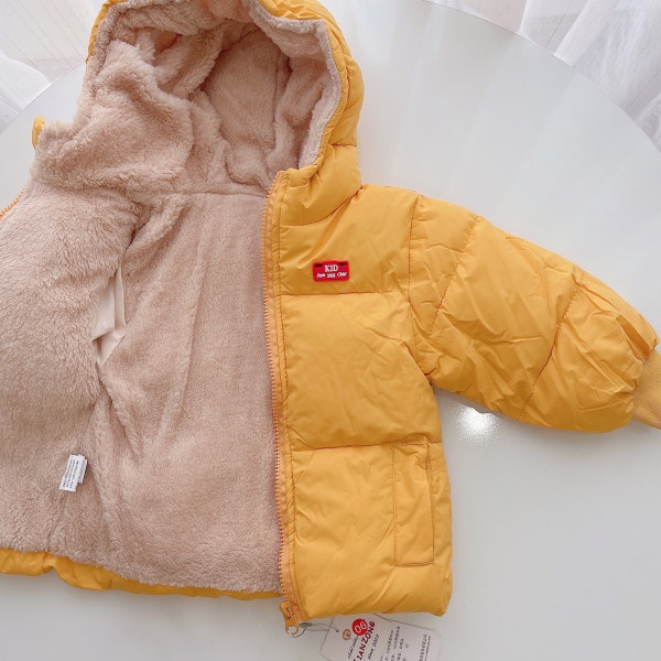Áo phao lót lông chuẩn hàng QC loại 1 cho bé 12-22kg