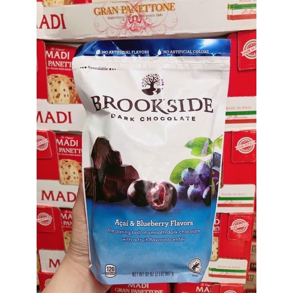 🍫🍫SOCOLA ĐẮNG BROOK SIDE NHÂN VIỆT QUẤT BLUEBERRY 907 GR🫐🫐
