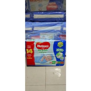  Miếng lót sơ sinh Huggies Nb108 tặng 8m 