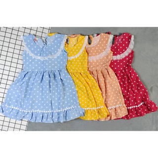 Sale các mẫu đầm lụa bé (18-2kg) (giao màu ngẫu nhiên)