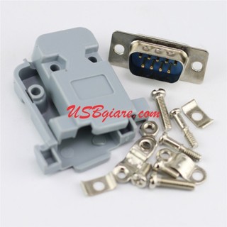  ĐẦU HÀN COM 9  DB9  ĐỰC CHÂN THẲNG 