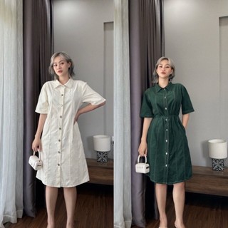 Đầm suông sơ mi