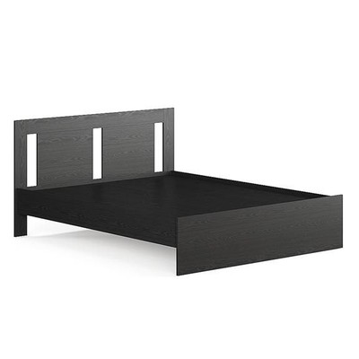 SENGE, Giường ngủ tân cổ điển BED_033, 203x93cm, Giường ngủ gỗ Scandi Home