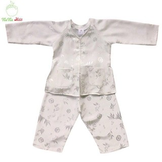 BỘ BÀ BA GẤM LỤA LÁ TRE CHO BÉ (8-28KG)
