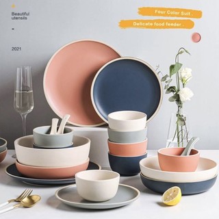 Bộ bát đĩa bắc âu, bộ bát đĩa basic, bát đĩa decor