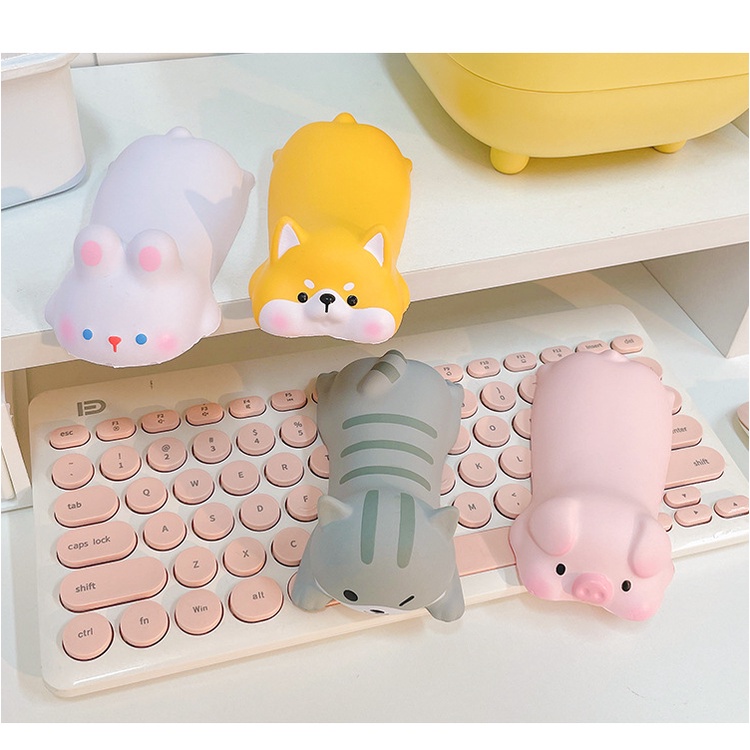 Đệm Kê Cổ Tay Hình Thú Dễ Thương Tiện Dụng Cho Laptop