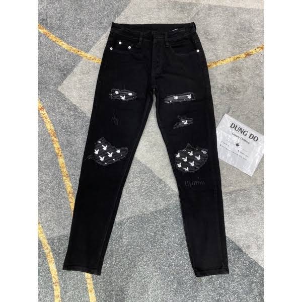 QUẦN JEAN NAM  LÓT DA THỎ 2 gối