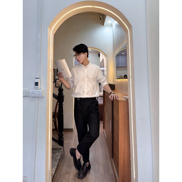 Áo sơ mi nam TORANO trơn dài tay trơn Oxford lịch sự nam tính DATB926