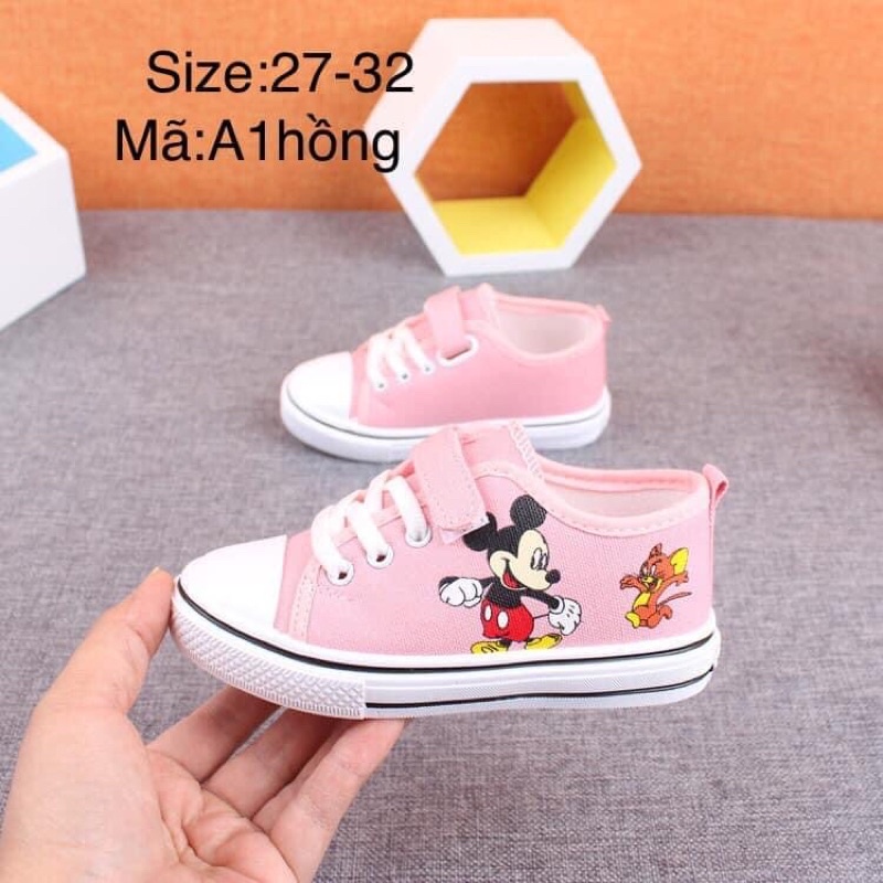 giày mickey trẻ em nam nữ