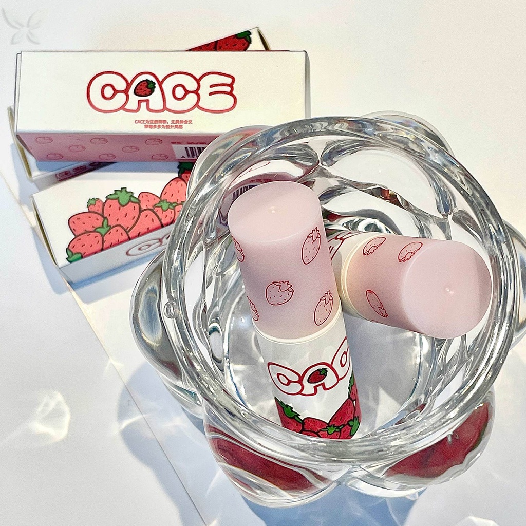 Jmmz Đáng Yêu Dâu Môi Bùn Đất Sét Nhung Matte Son Môi Trang Điểm Chống Thấm Nước Lâu Dài Mịn Màu Đỏ Son Tint Sắc Tố Son Bóng