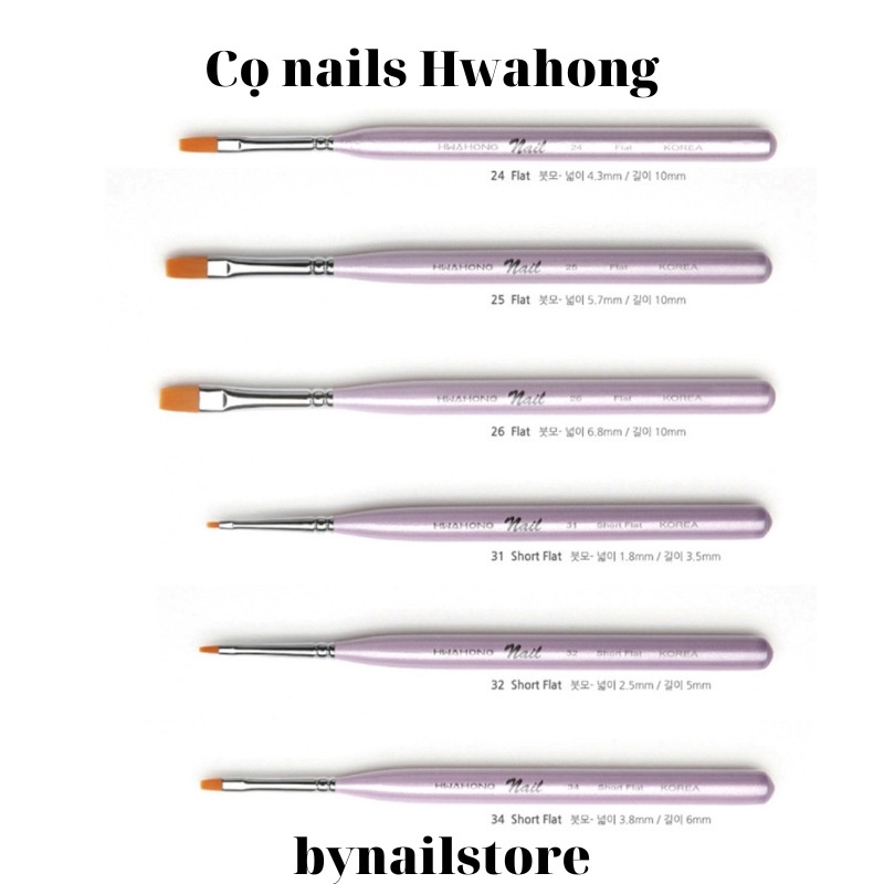 [Hwahong brush nails] Cọ bản nails Hwahong Hàn Quốc (1pcs)