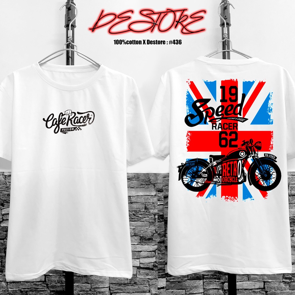 áo phông retro motorcycle, áo thun hình xe độ #436
