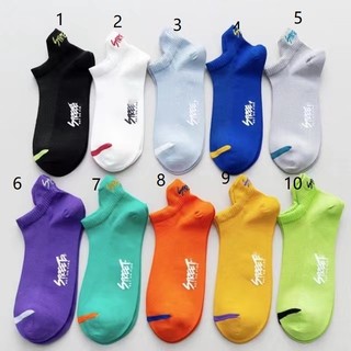  Tất Cotton Cổ Cao Màu Trơn Thoáng Khí Cho Nam Và Nữ
