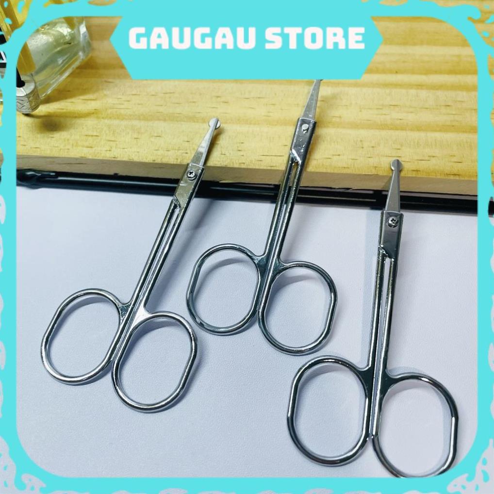 Kéo Cắt Tỉa Lông Mũi, Lông Mày, Lông Mi, Cắt Tóc, Cắt Giấy Đầu Mũi An Toàn Tiện Lợi [ Hỏa Tốc HCM ]