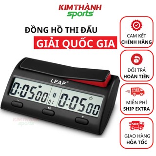 Đồng hồ thi đấu cờ vua cờ tướng cao cấp chính hãng LEAP PQ9912 , bấm giây đếm ngược thời gian thi đấu - KIM THÀNH SPORT