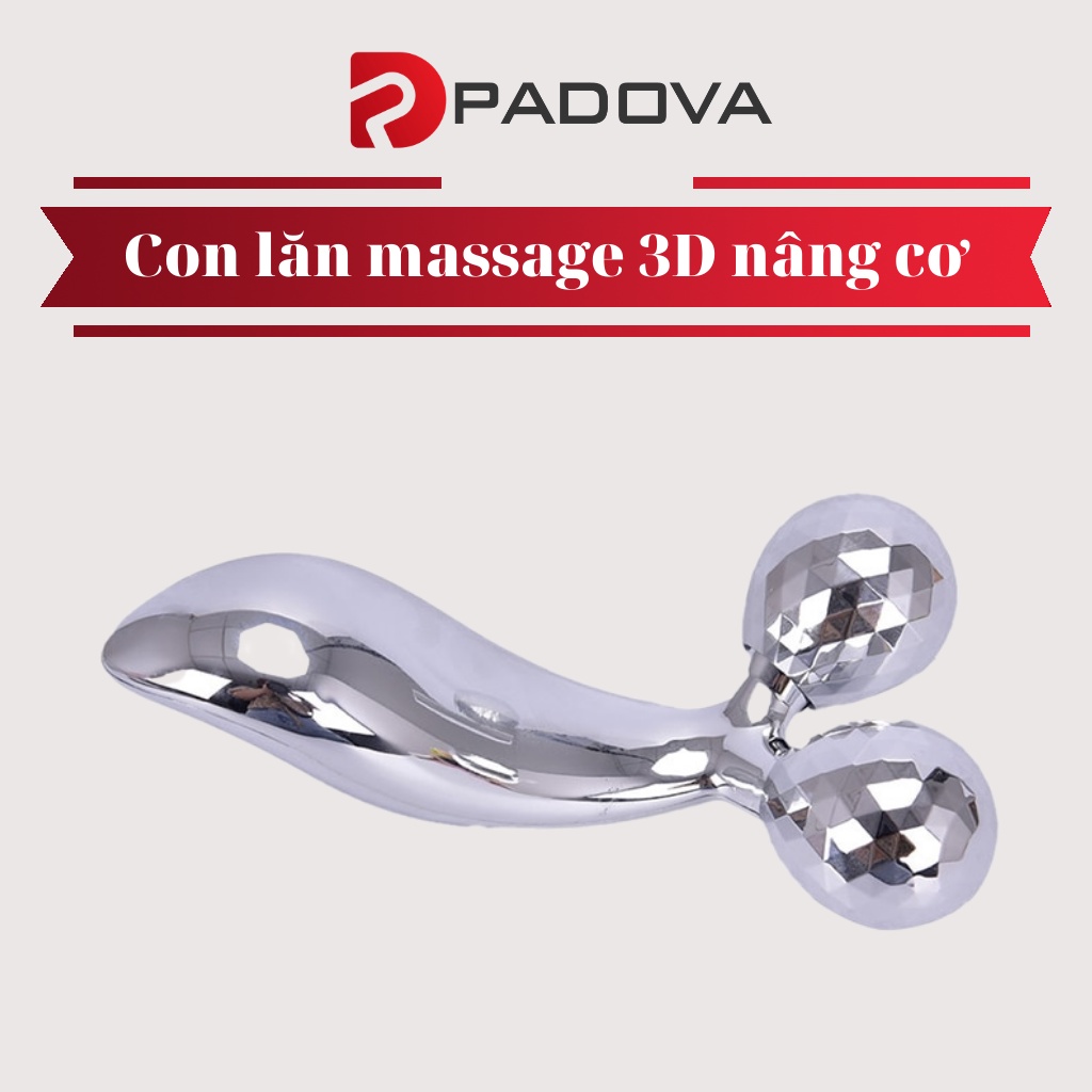 Cây Lăn Massage Mặt Và Body 3D Giúp Thon Gọn Và Nâng Cơ Cao Cấp PADOVA 4212