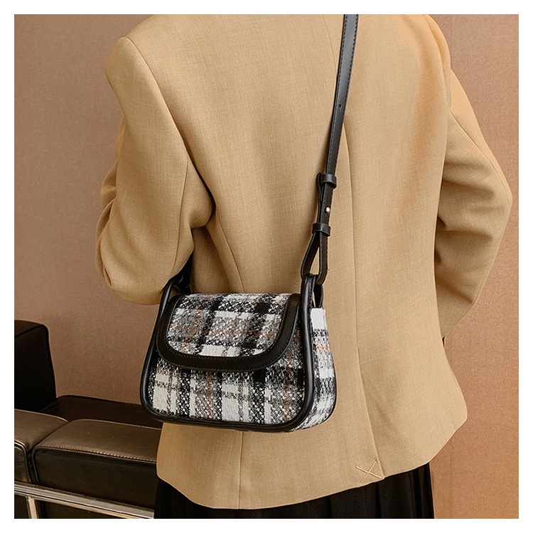 Túi Đeo JASMIN NOIR Chéo Bằng Len Thiết Kế Đơn Giản Thời Trang Cho Nữ