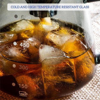 Kính Bình Rót Cà Phê Bằng Thủy Tinh 600ml