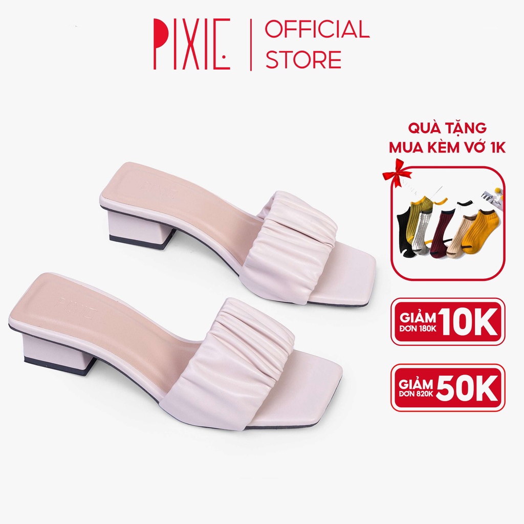 Guốc Cao Gót 3m Quai Bèo Nhún X952 Pixie