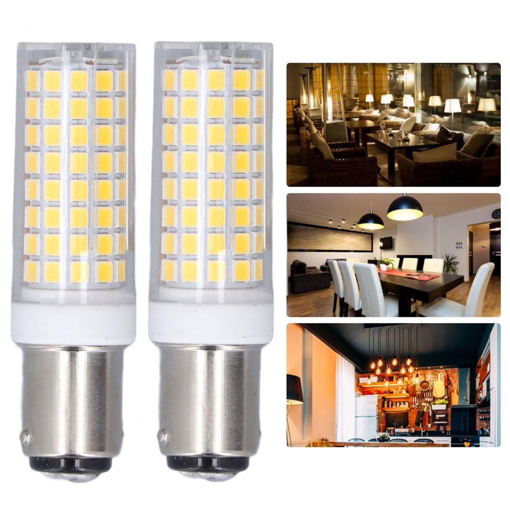 Goonshopping 2 Pcs LED Corn Bulb BA15D 10W Dimmable Energy Saving 102LEDs Ceramic Light AC 100‑120V