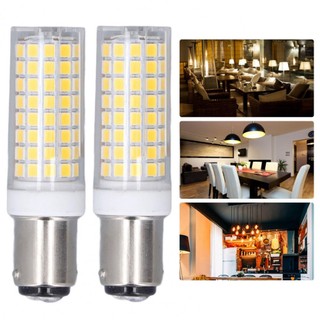 Goonshopping 2 pcs led corn bulb ba15d 10w dimmable energy saving 102leds ceramic light ac 100‑120v