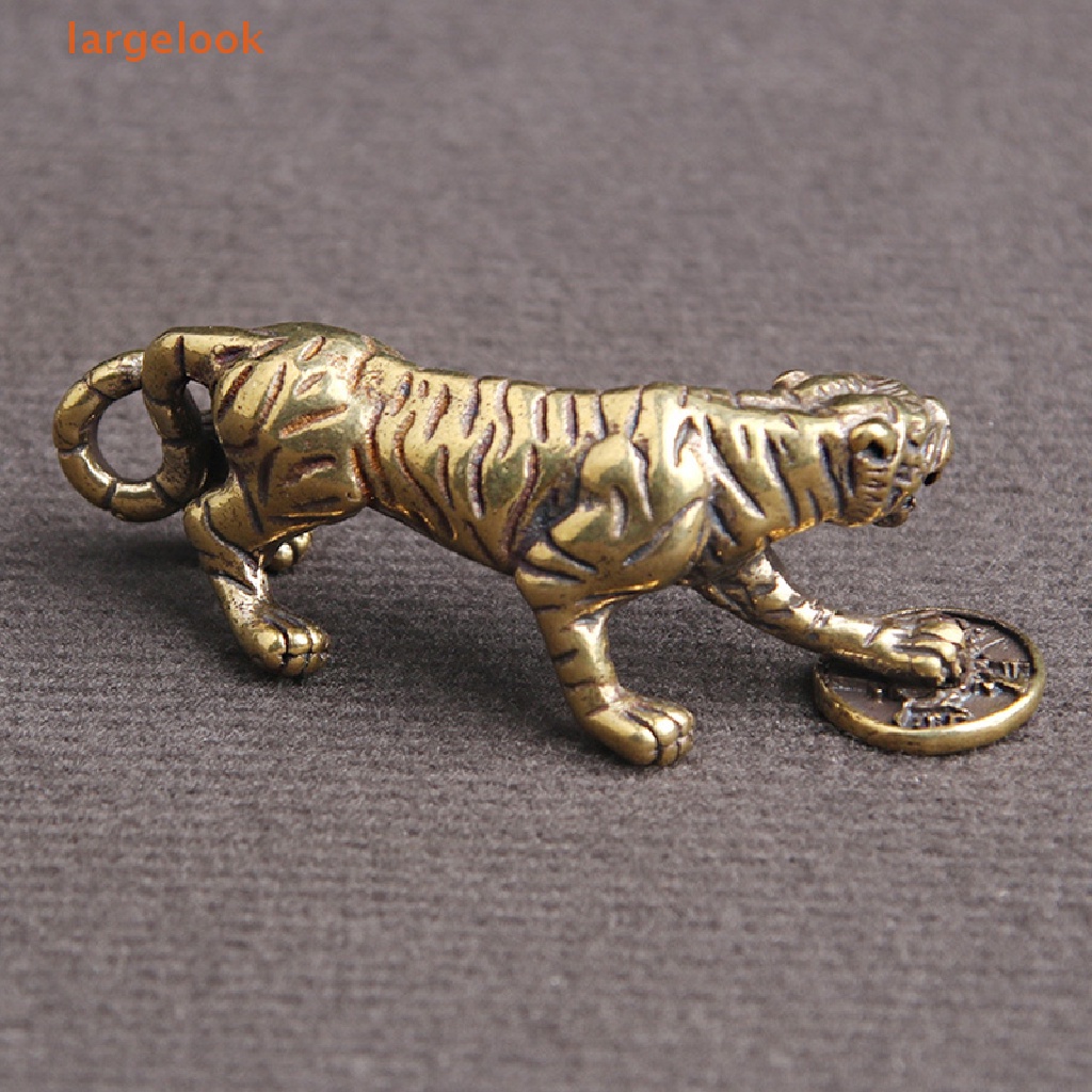 [Biglook] Mặt Dây Chuyền Hình Tượng Hổ Bằng Đồng Thau Cổ Điển Trang Trí Xe Hơi