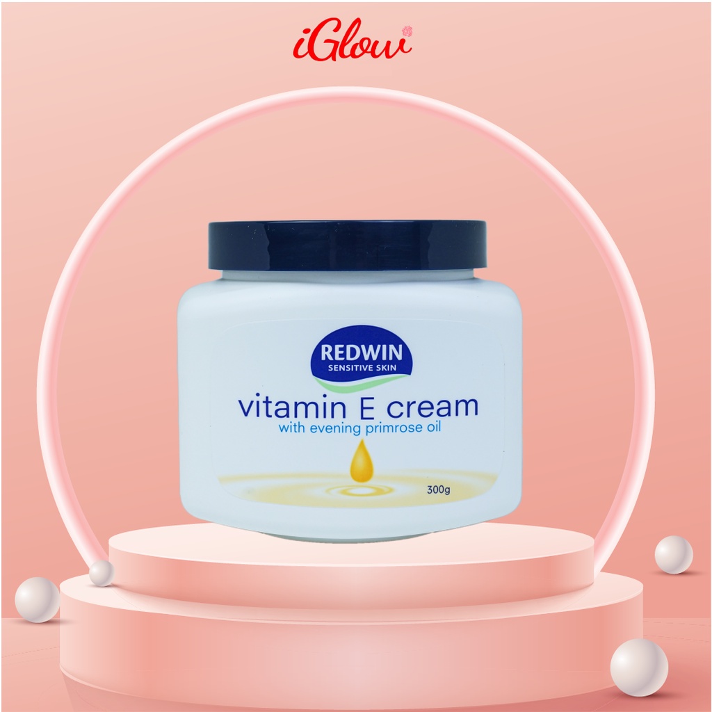 Kem Dưỡng Redwin Cream Vitamin E tinh dầu hoa anh thảo Úc 300g