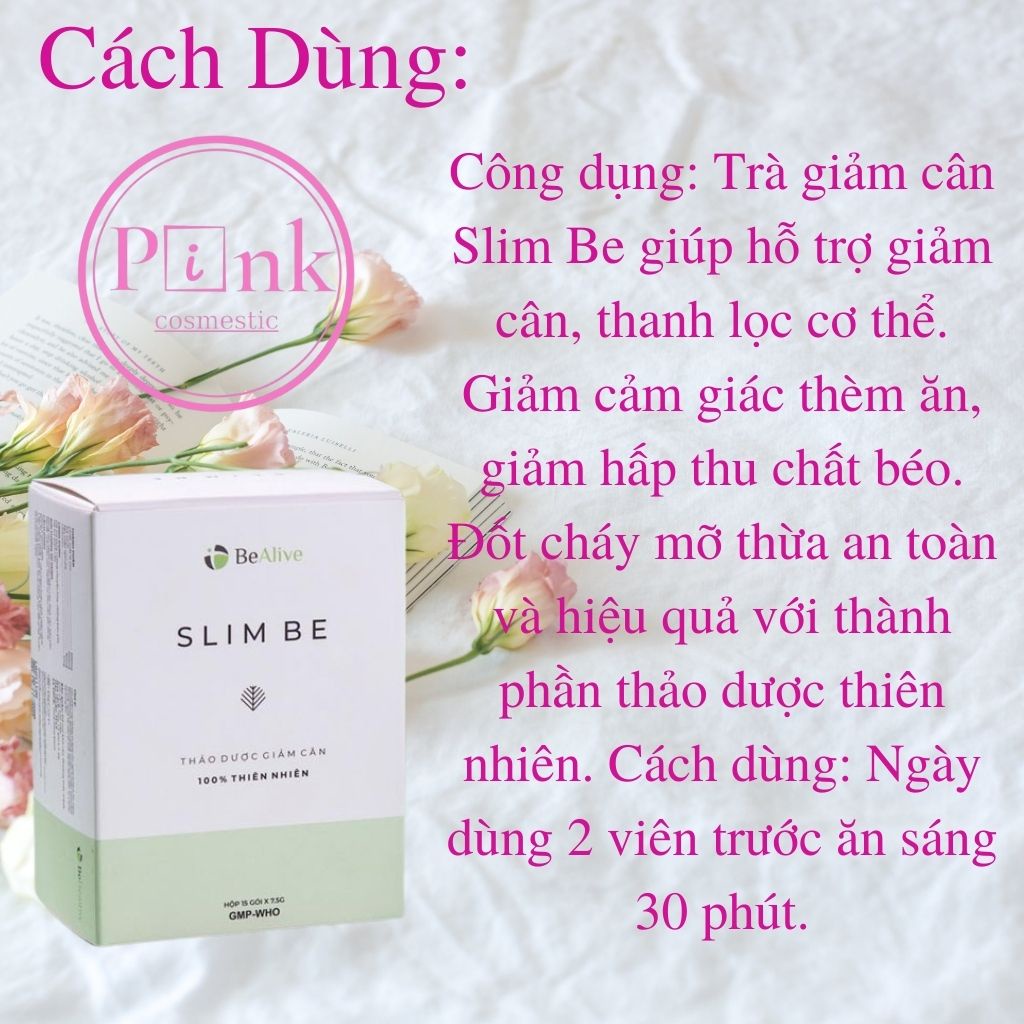 Giảm cân slim be chính hãng be alive giúp giảm cân an toàn giảm 2 đến 3 kí - ảnh sản phẩm 6