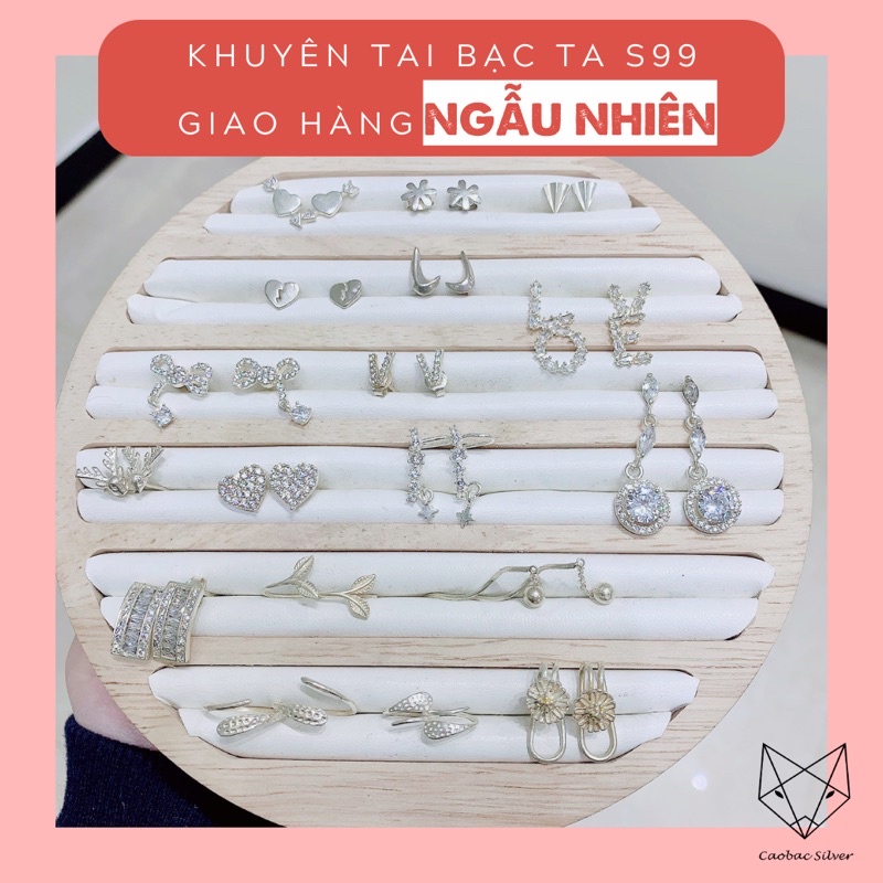 Hộp quà bí ẩn, tri ân khách hàng, ngẫu nhiên test nhân phẩm trang sức bạc ta S99, bạc Thái S925