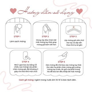Nailbox, móng úp, móng giả Tết combo khách đặt ( Thu Hương)