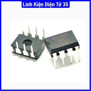 IC chức năng 4558D chân cắm DIP8