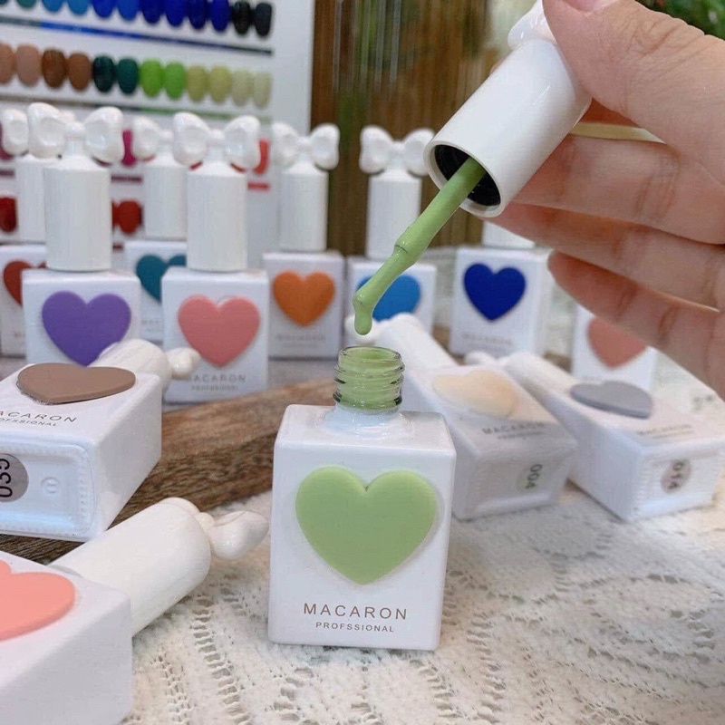 Set sơn gel Macaron 58 màu tone màu hàn quốc chuẩn chính hãng