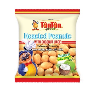 Đậu Phộng Nước Cốt Dừa Tân Tân (Dây 10 gói x 16g)