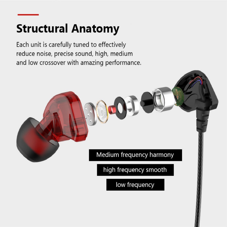 Tai Nghe Nhét Tai Có Dây Jack 3.5mm Kèm Mic Chuyên Dụng Cho Điện Thoại