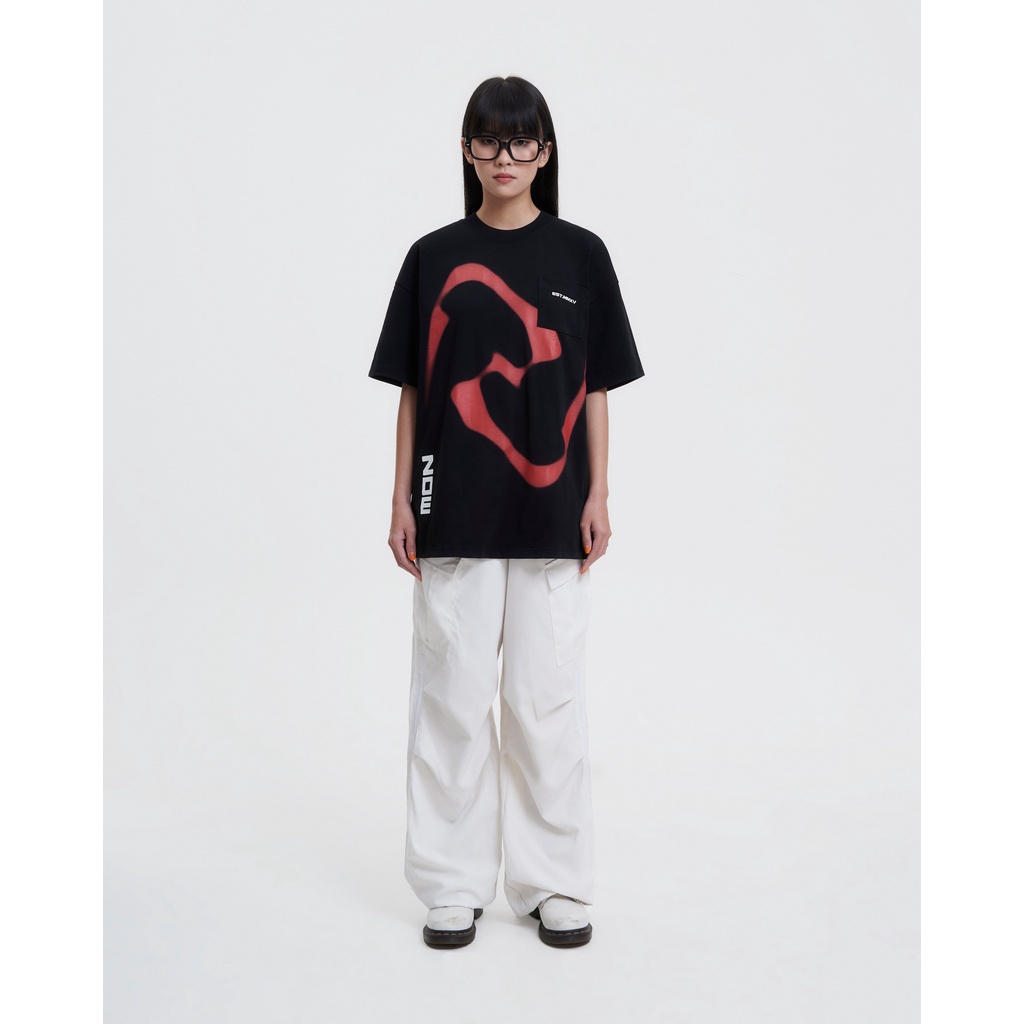 Áo thun NEEDS OF WISDOM Pocket Tee - Black - Local Brand Chính Hãng