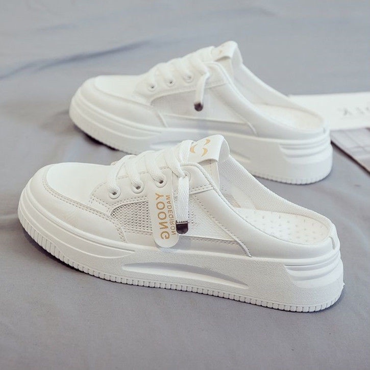 giày lười giày nữ trắng Giày nữ Flat Sole Giày đế bằng Giày Oxford Giày buộc dây WA122